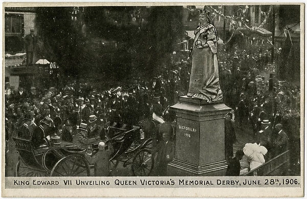 Derby, England - Unveiling statue of Queen Victoria