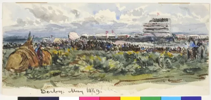 Framed Print : Derby Epsom Framed Print : Derby Epsom