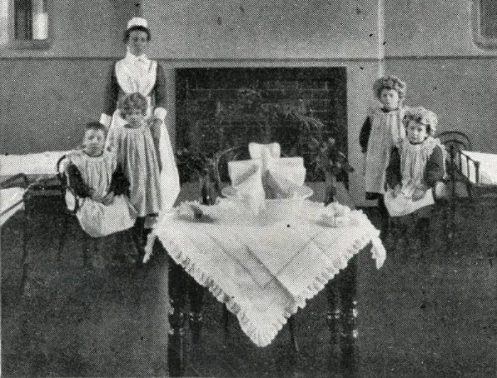 Framed Print : Derby Railway Servants Orphanage Children in the Sanatorium Framed Print : Derby Railway Servants Orphanage Children in the Sanatorium