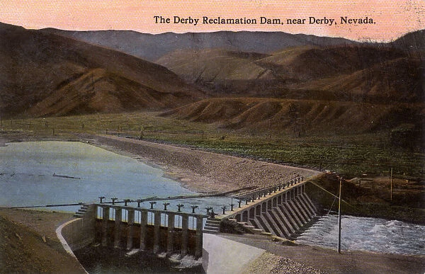 Derby Reclamation Dam, Truckee River, Nevada, USA