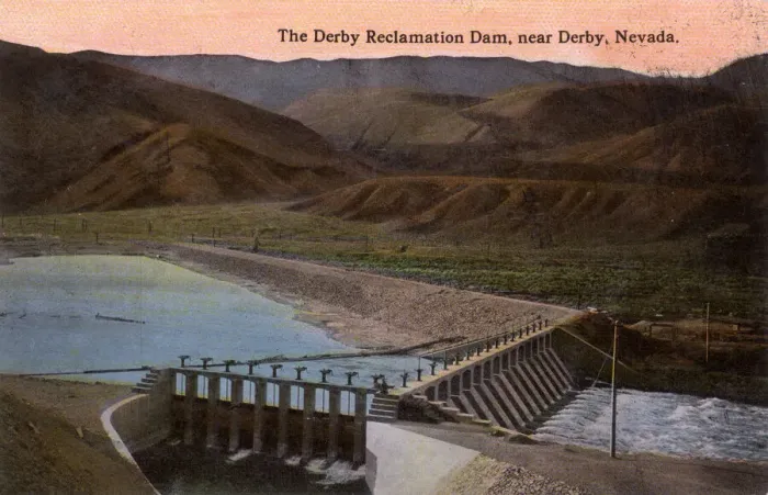 Framed Print : Derby Reclamation Dam, Truckee River, Nevada, USA Framed Print : Derby Reclamation Dam, Truckee River, Nevada, USA