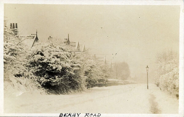 Derby Road in Snow
