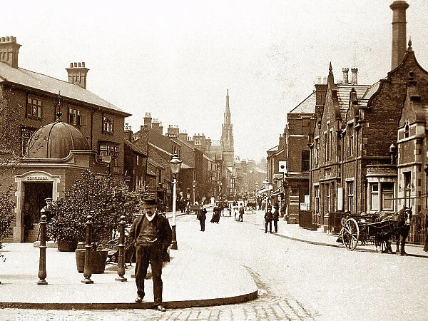 Derby Street, Leek early 1900's