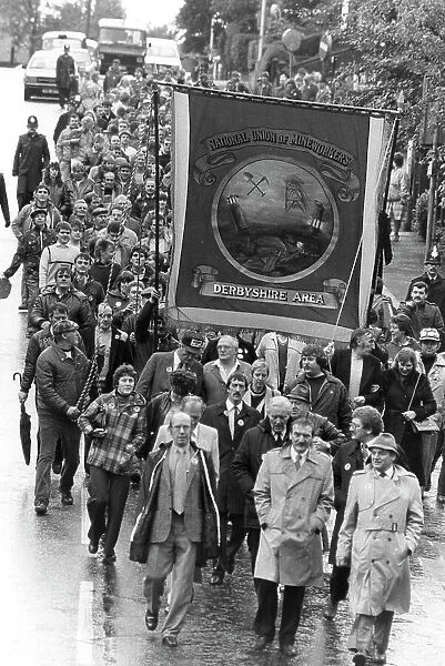 Derbyshire miners march 1984