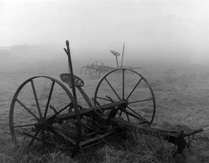 Framed Print : Derelict Cultivators Framed Print : Derelict Cultivators