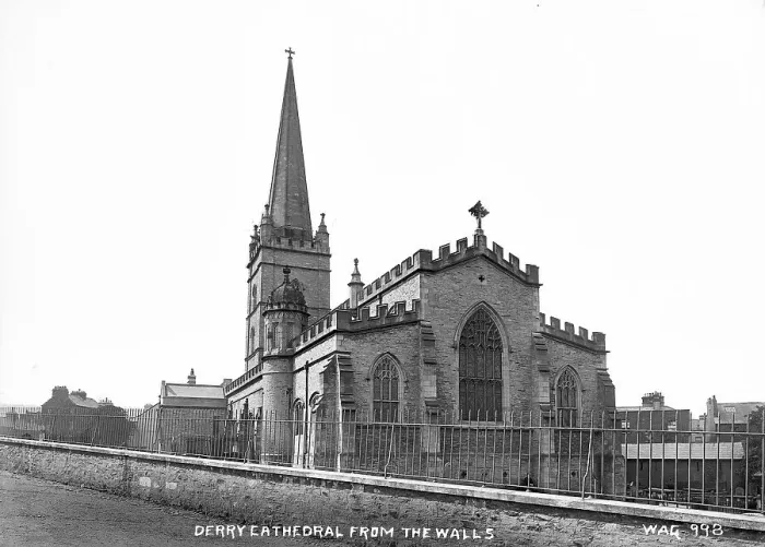 Framed Print : Derry Cathedral from the Walls Framed Print : Derry Cathedral from the Walls