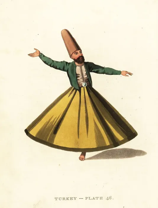 Framed Print : Dervise or Dervish dancing Framed Print : Dervise or Dervish dancing