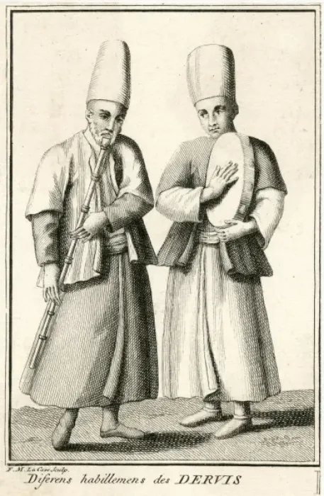 Framed Print : DERVISHES. Two dervishes Framed Print : DERVISHES. Two dervishes