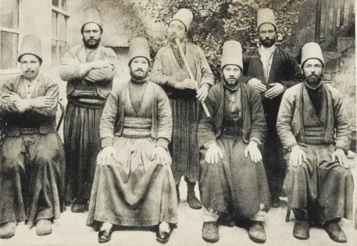 Framed Print : The Dervishes of Aleppo with ney player Framed Print : The Dervishes of Aleppo with ney player
