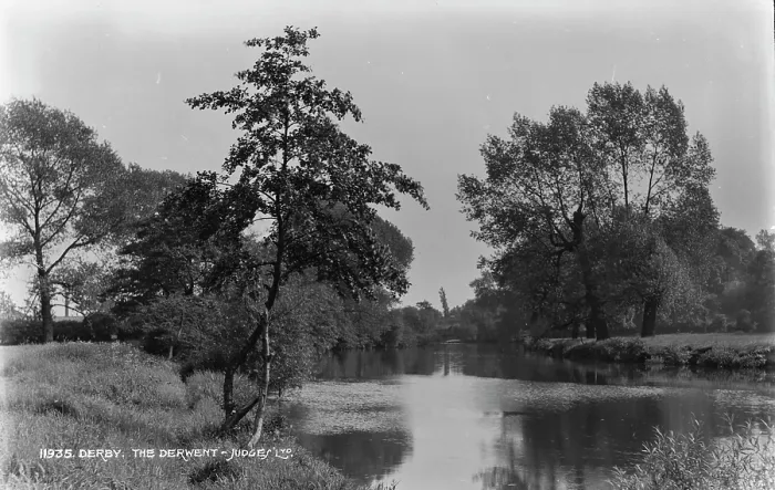 Framed Print : The Derwent River, Derby Framed Print : The Derwent River, Derby