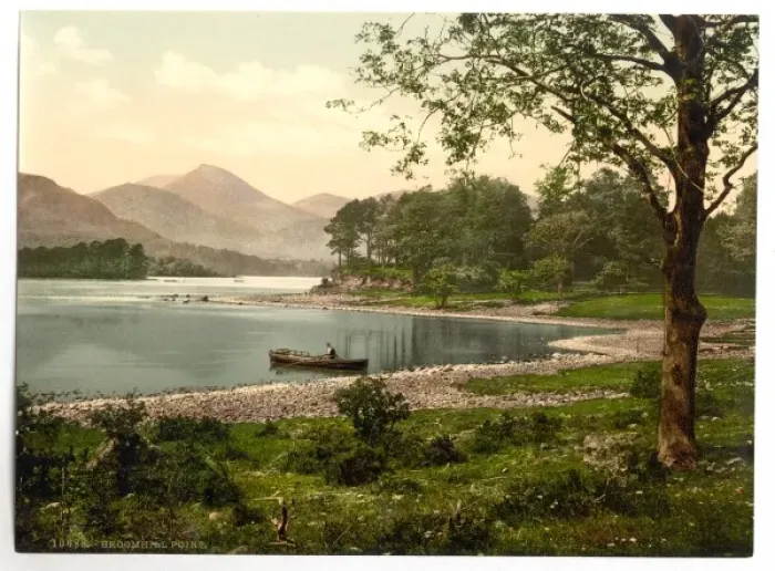 Framed Print : On Derwentwater, Broomhill Point, Lake District, England Framed Print : On Derwentwater, Broomhill Point, Lake District, England