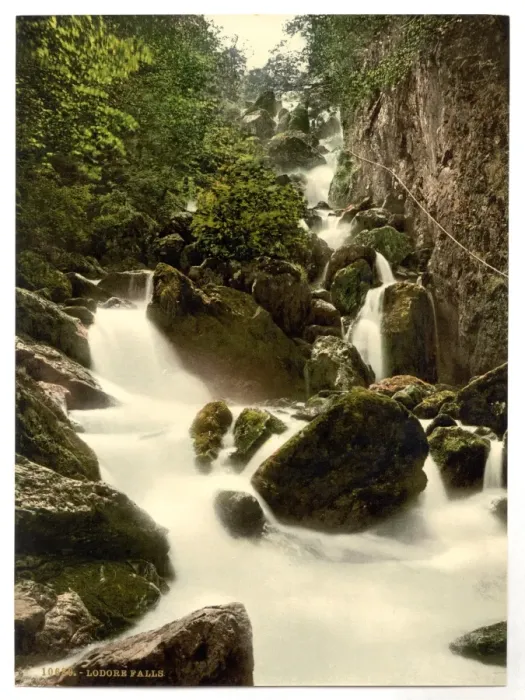 Framed Print : Derwentwater, Lodore Falls, Lake District, England Framed Print : Derwentwater, Lodore Falls, Lake District, England