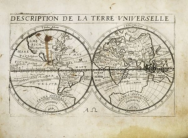 Description de la Terre Universelle (1667). Map
