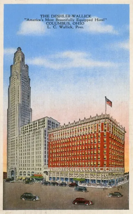 Framed Print : Deshler-Wallick Hotel, Columbus, Ohio, USA Framed Print : Deshler-Wallick Hotel, Columbus, Ohio, USA
