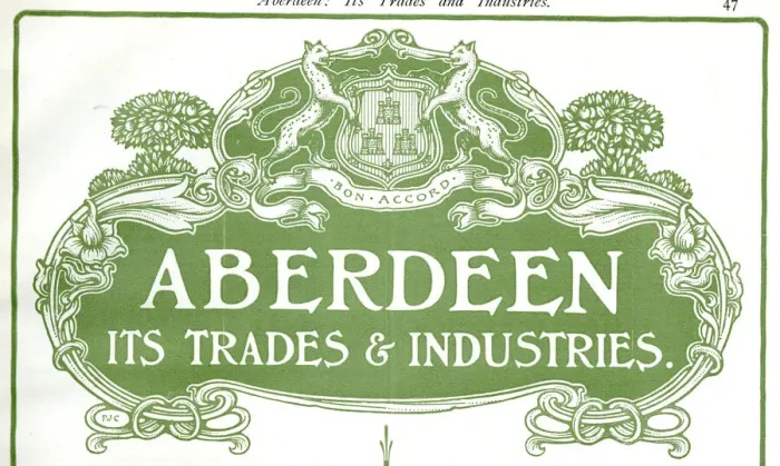 Framed Print : Design, Aberdeen, Its Trades & Industries Framed Print : Design, Aberdeen, Its Trades & Industries