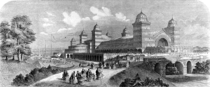 Framed Print : Design for the Alexandra Palace, London, 1860 Framed Print : Design for the Alexandra Palace, London, 1860