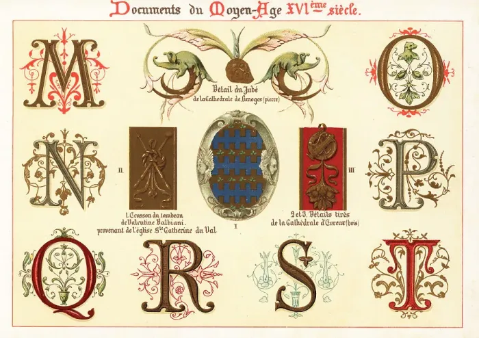 Framed Print : Design elements from the 16th century Framed Print : Design elements from the 16th century