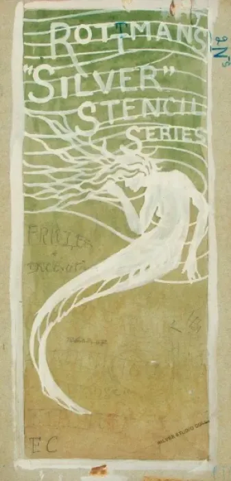 Framed Print : Design for ephemera with mermaid Framed Print : Design for ephemera with mermaid