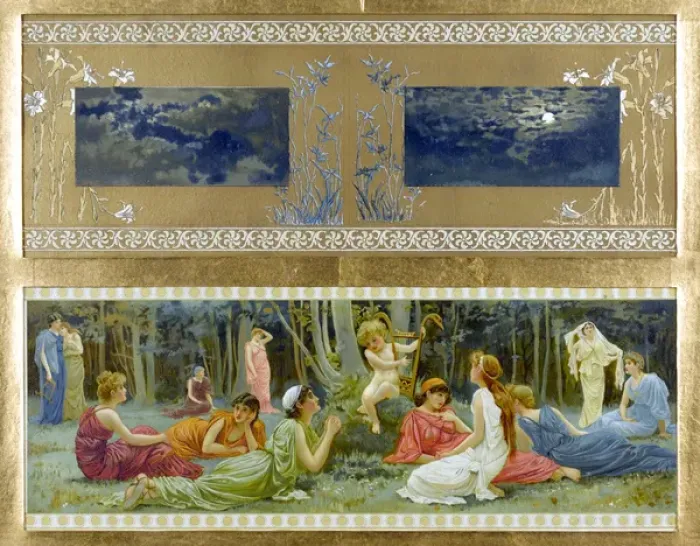 Framed Print : Design for Gilbert and Sullivan, A Dream of Patience Framed Print : Design for Gilbert and Sullivan, A Dream of Patience