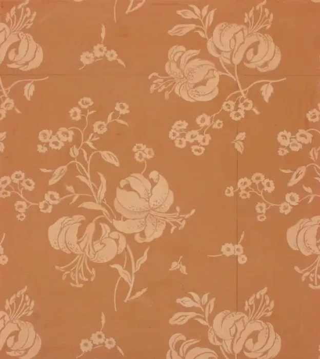 Framed Print : Design with lily flowers Framed Print : Design with lily flowers