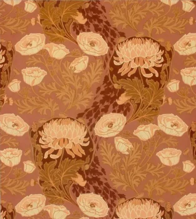 Framed Print : Design for printed textile with flowers Framed Print : Design for printed textile with flowers