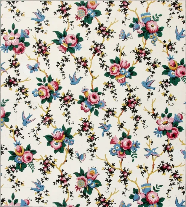 Framed Print : Design for Printed Textile with flowers Framed Print : Design for Printed Textile with flowers