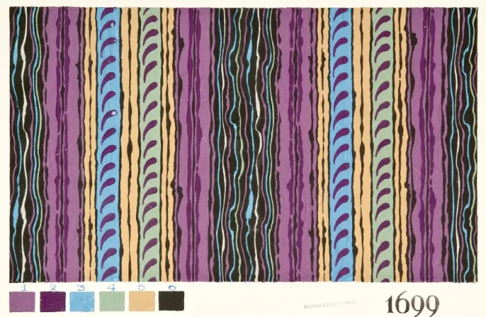 Framed Print : Design for Printed Textile with thin stripes Framed Print : Design for Printed Textile with thin stripes
