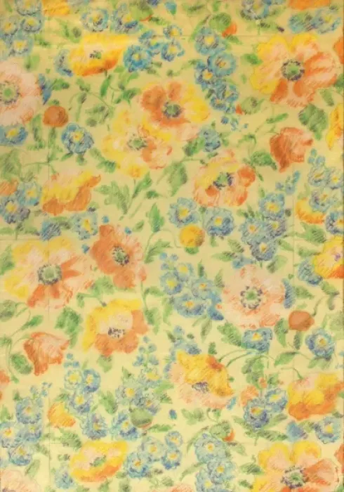 Framed Print : Design for Textile with flowers Framed Print : Design for Textile with flowers