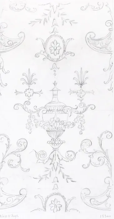 Framed Print : Design for Textile or Wallpaper Framed Print : Design for Textile or Wallpaper