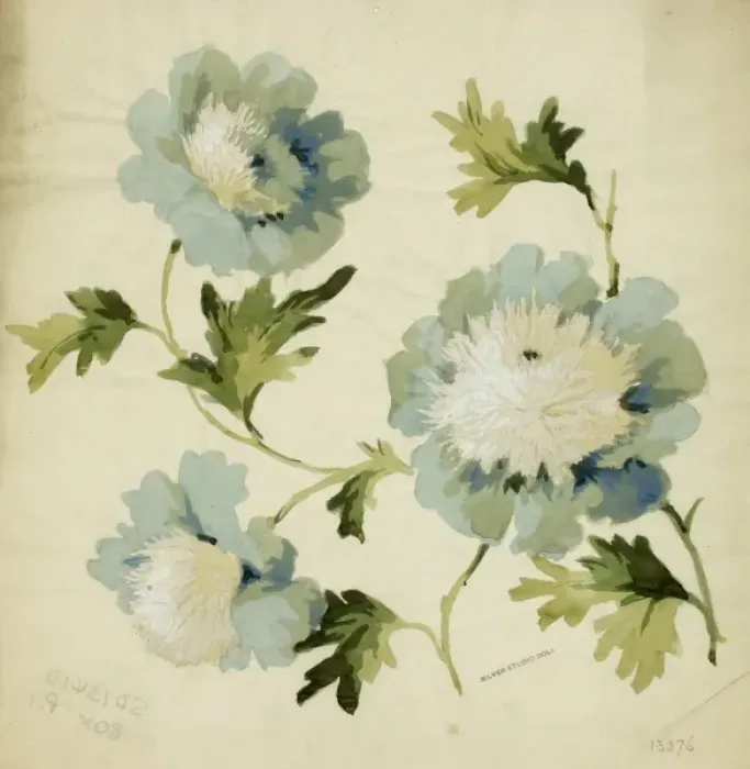 Framed Print : Design for Textile or Wallpaper with flowers Framed Print : Design for Textile or Wallpaper with flowers