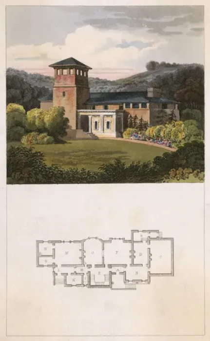 Framed Print : Design for a Villa Framed Print : Design for a Villa