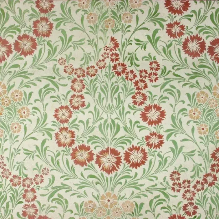 Framed Print : Design for Wallpaper in green and brown Framed Print : Design for Wallpaper in green and brown