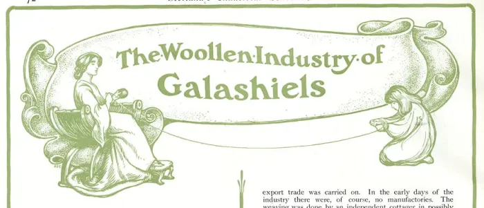 Framed Print : Design, The Woollen Industry of Galashiels, Scotland Framed Print : Design, The Woollen Industry of Galashiels, Scotland