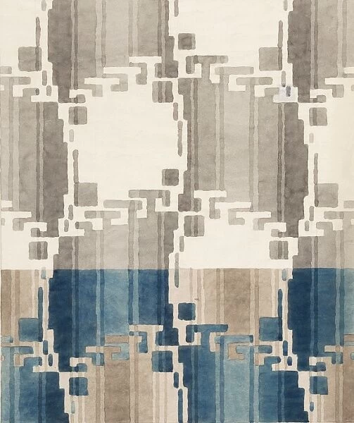 Design for Woven Textile in art deco style
