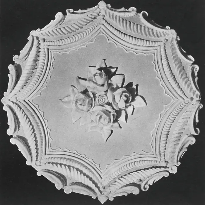 Framed Print : Designs for Cake Tops, Scallop Border Section Design Framed Print : Designs for Cake Tops, Scallop Border Section Design
