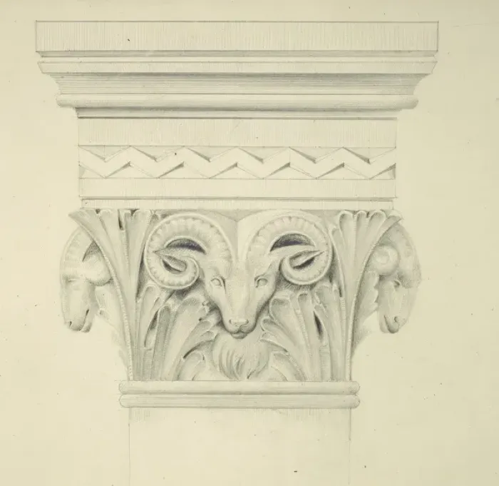 Framed Print : Designs for the Natural History Museum, by Alfred Waterhouse Framed Print : Designs for the Natural History Museum, by Alfred Waterhouse