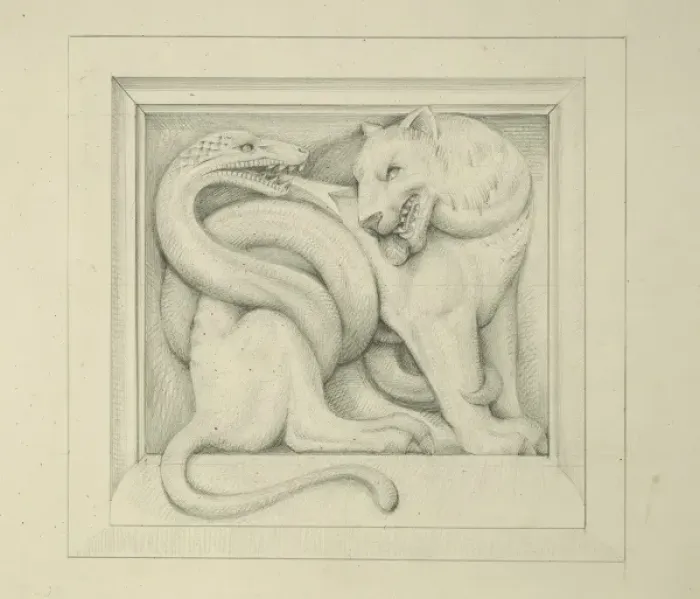 Framed Print : Designs for the Natural History Museum, by Alfred Waterhouse Framed Print : Designs for the Natural History Museum, by Alfred Waterhouse