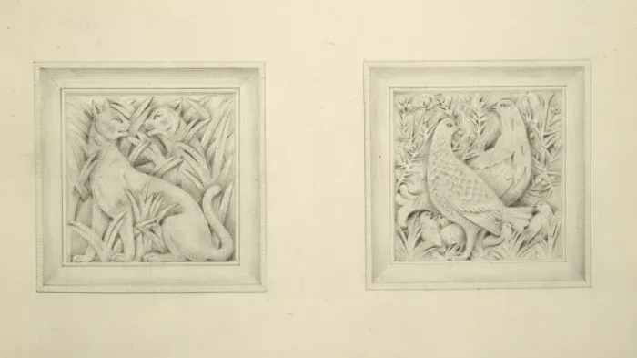 Framed Print : Designs for the Natural History Museum, by Alfred Waterhouse Framed Print : Designs for the Natural History Museum, by Alfred Waterhouse
