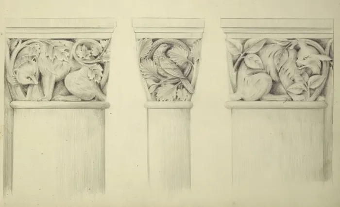 Framed Print : Designs for the Natural History Museum, by Alfred Waterhouse Framed Print : Designs for the Natural History Museum, by Alfred Waterhouse