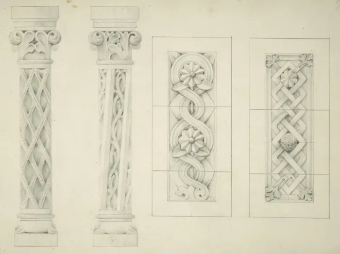 Framed Print : Designs for the Natural History Museum, by Alfred Waterhouse Framed Print : Designs for the Natural History Museum, by Alfred Waterhouse