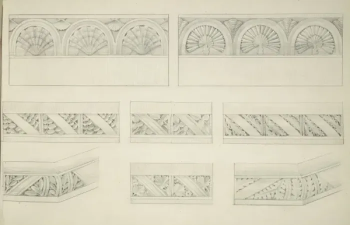 Framed Print : Designs for the Natural History Museum, by Alfred Waterhouse Framed Print : Designs for the Natural History Museum, by Alfred Waterhouse