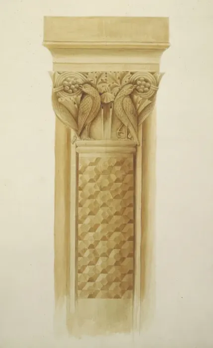 Framed Print : Designs for the Natural History Museum, by Alfred Waterhouse