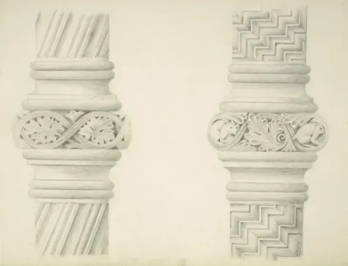 Framed Print : Designs for the Natural History Museum, by Alfred Waterhouse Framed Print : Designs for the Natural History Museum, by Alfred Waterhouse