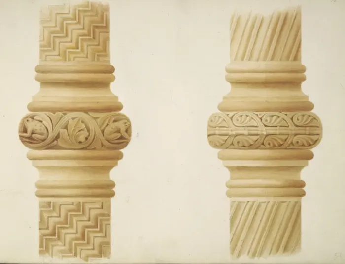 Framed Print : Designs for the Natural History Museum, by Alfred Waterhouse Framed Print : Designs for the Natural History Museum, by Alfred Waterhouse