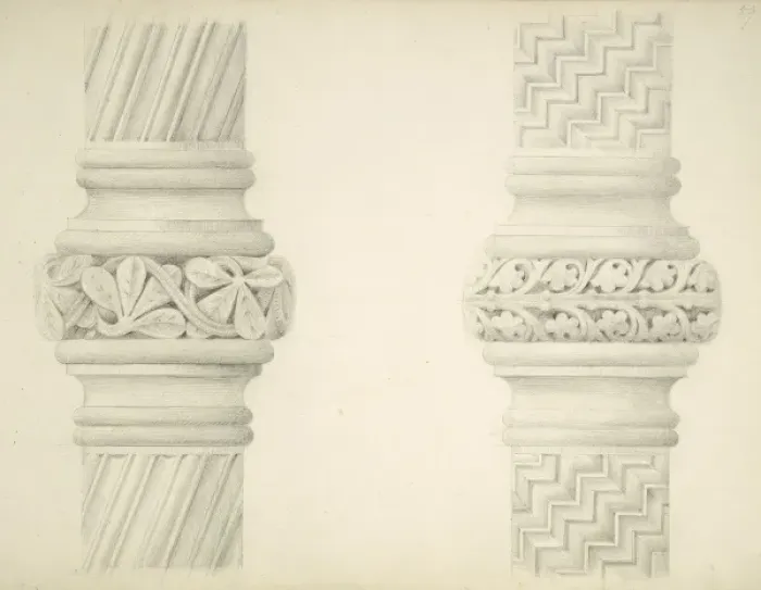 Framed Print : Designs for the Natural History Museum, by Alfred Waterhouse Framed Print : Designs for the Natural History Museum, by Alfred Waterhouse