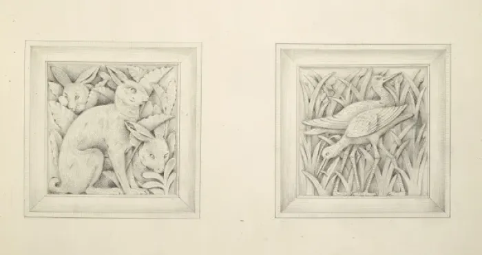 Framed Print : Designs for the Natural History Museum, by Alfred Waterhouse Framed Print : Designs for the Natural History Museum, by Alfred Waterhouse