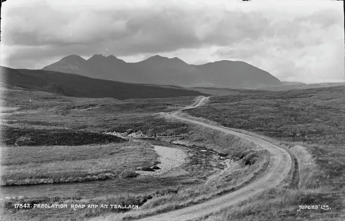 Framed Print : Desolation Road and An Teallach Framed Print : Desolation Road and An Teallach