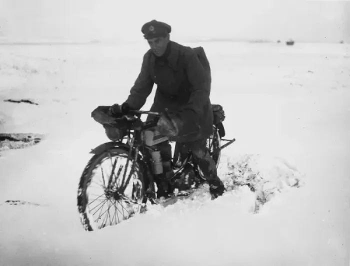 Framed Print : Despatch rider 1917 Framed Print : Despatch rider 1917
