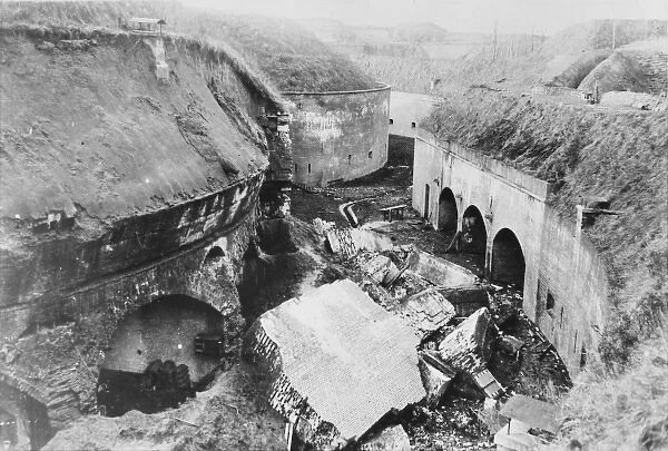 Destroyed fortifications WWI