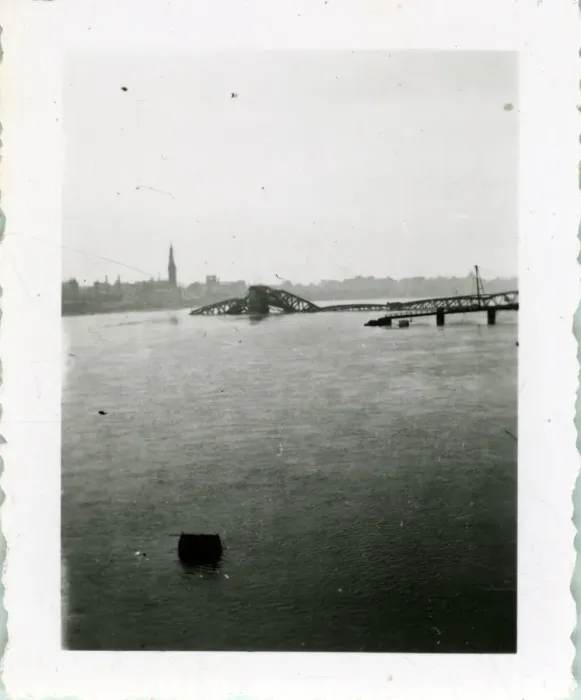 Framed Print : The Destroyed Oberkasseler Bridge - End of World War Two Framed Print : The Destroyed Oberkasseler Bridge - End of World War Two
